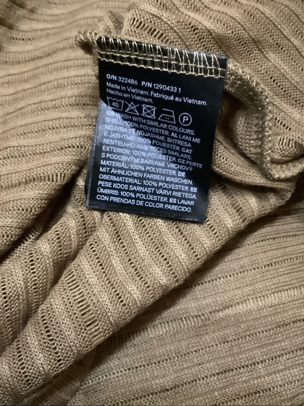 H&M Ribbed Tank Top in Tan - Picture 3 of 9